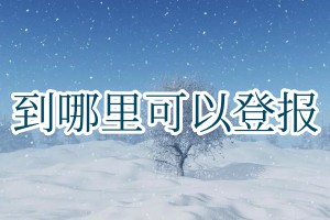 到哪里可以登報(bào)