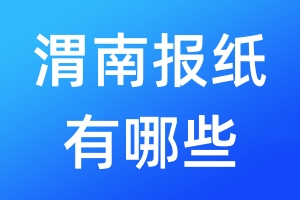 渭南報紙有哪些